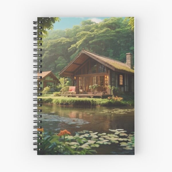 Item preview, Peaceful Riverfront Cottage designed and sold by BlareBlare.
