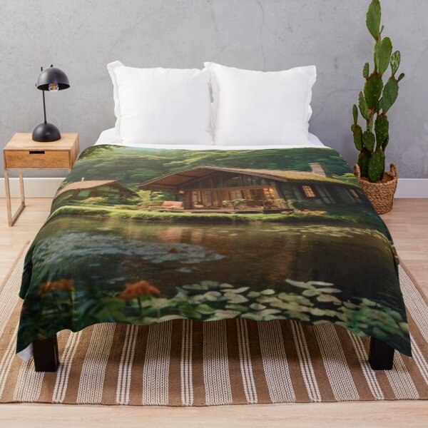 Item preview, Peaceful Riverfront Cottage designed and sold by BlareBlare.