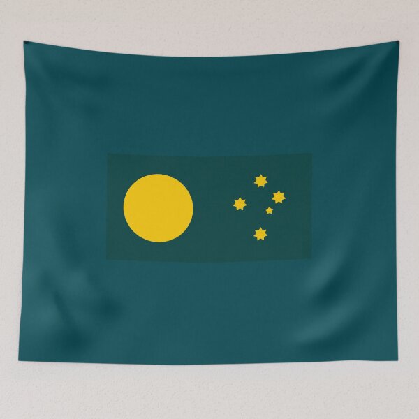Item preview, Australia Sun and Stars Flag.  designed and sold by Kangaroo Sun.