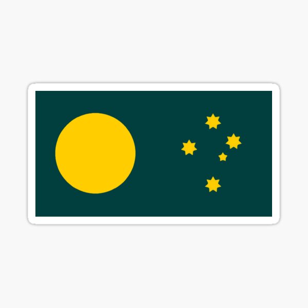 Item preview, Australia Sun and Stars Flag.  designed and sold by Kangaroo Sun.