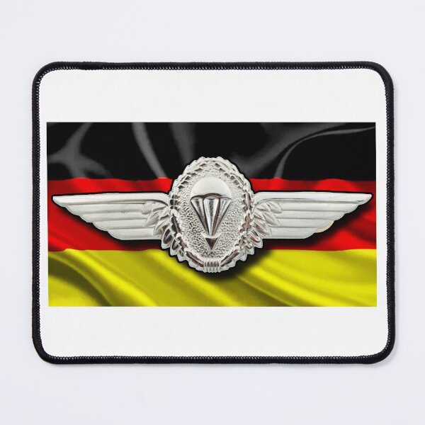 Item preview, Paratrooper Wings; Germany; Silver; designed and sold by StickerApe.
