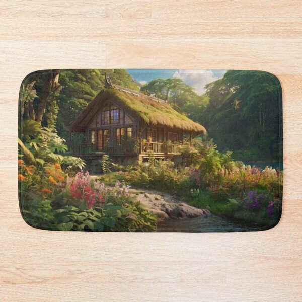 Item preview, Cottage in the Heart of the Rainforest designed and sold by BlareBlare.