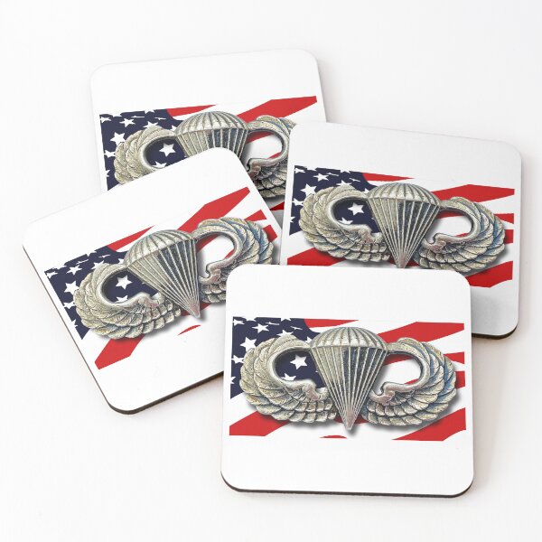 Item preview, Paratrooper Wings; USA; designed and sold by StickerApe.