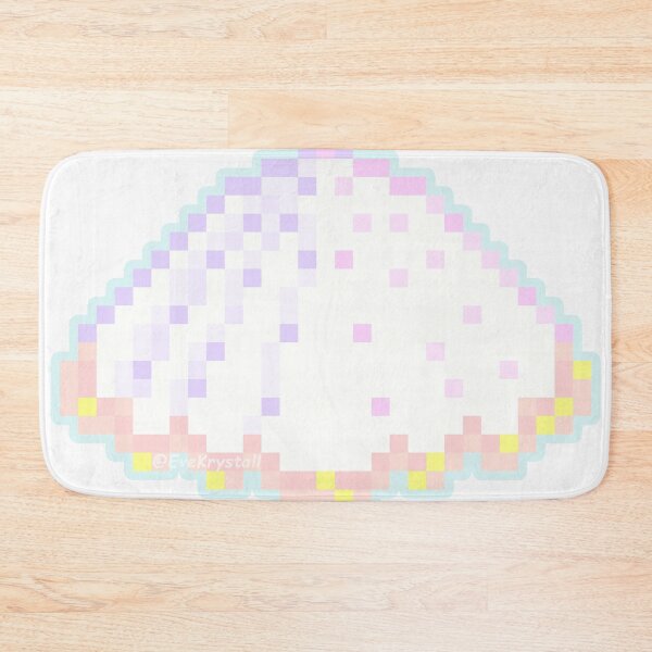 Item preview, White Cockle Sea-Shell Sticker (Pixel_Art) designed and sold by EveKrystall.