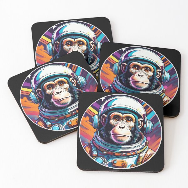 Item preview, Grafitti Astronaut Space Chimp designed and sold by Boxing Kangaroo Retail Company.
