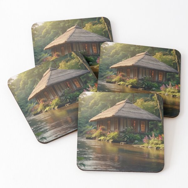 Item preview, Cottage by the Flowing River designed and sold by BlareBlare.