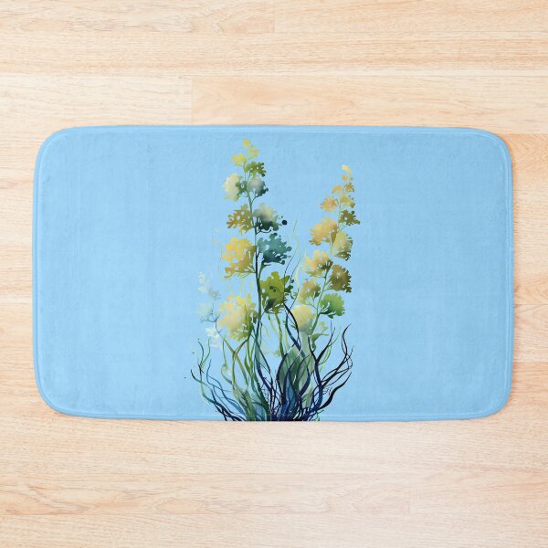 Item preview, Blue green algae in watercolor designed and sold by SeaSoulArt.