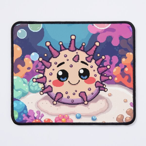 Item preview, Smiling Sea Urchin in Pixel Tide designed and sold by NaturePixel.