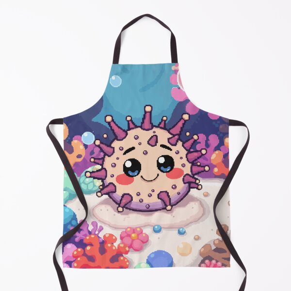 Item preview, Smiling Sea Urchin in Pixel Tide designed and sold by NaturePixel.