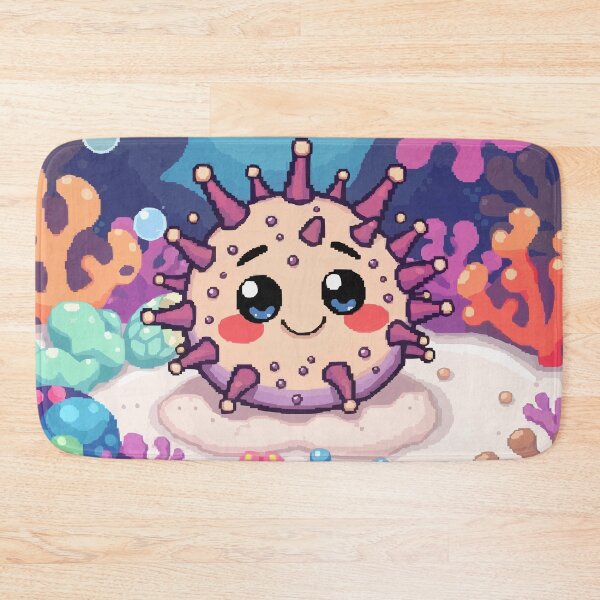Item preview, Smiling Sea Urchin in Pixel Tide designed and sold by NaturePixel.