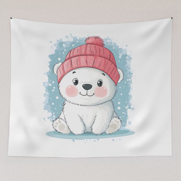 Item preview, polar bear with hat designed and sold by DerSenat.
