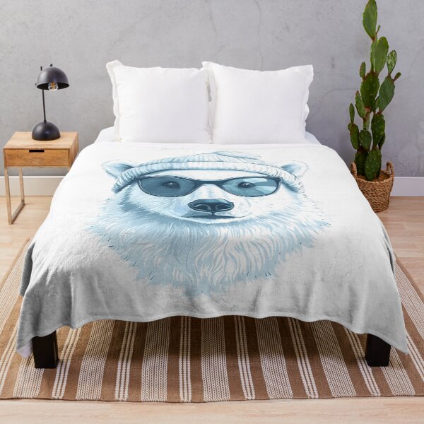 Item preview, polar bear with glasses designed and sold by DerSenat.