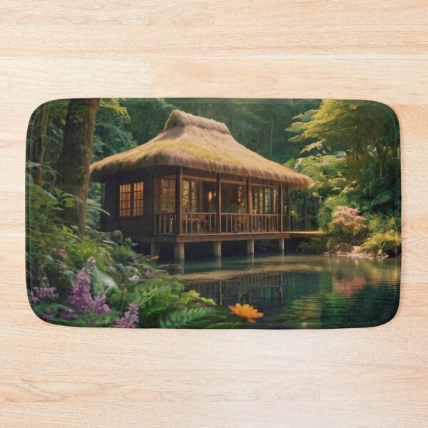 Item preview, Cottage by the Verdant Riverbanks designed and sold by BlareBlare.