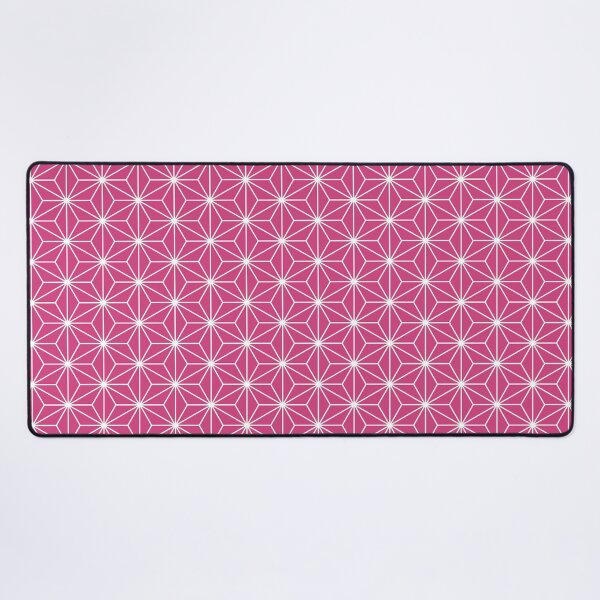 Item preview, White on Magenta Pink Asanoha Japanese Pattern designed and sold by starrylite.