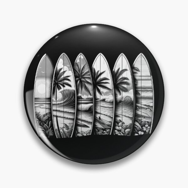 Item preview, Surfboard Art Surfing Retro Surfer Surf Shop Gear designed and sold by DynamicDesign.
