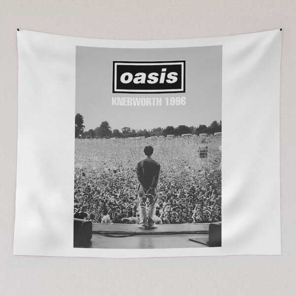 Item preview, Minimalist Concert O A S I S Black And White designed and sold by kelmon h.