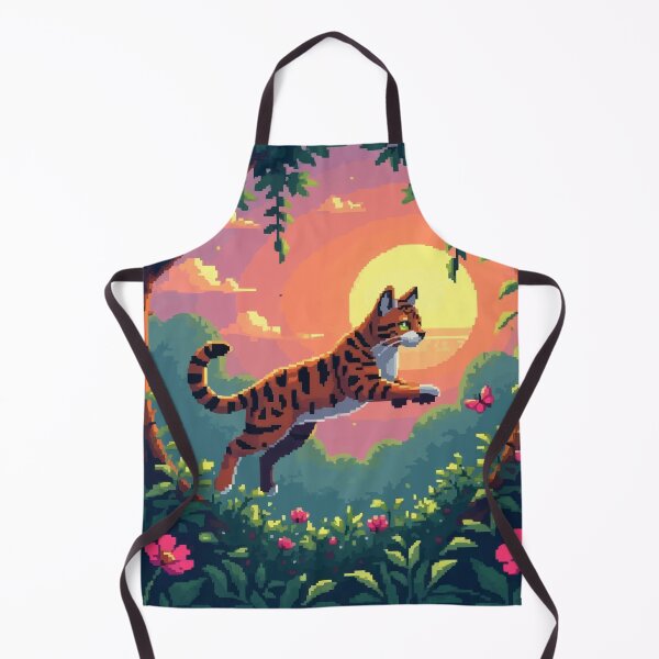 Item preview, Pixel Bengal Cat's Jungle Adventure designed and sold by NaturePixel.