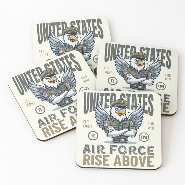 Item preview, United States Air Force, rise above, fly, fight and win designed and sold by Peerless-Prime.