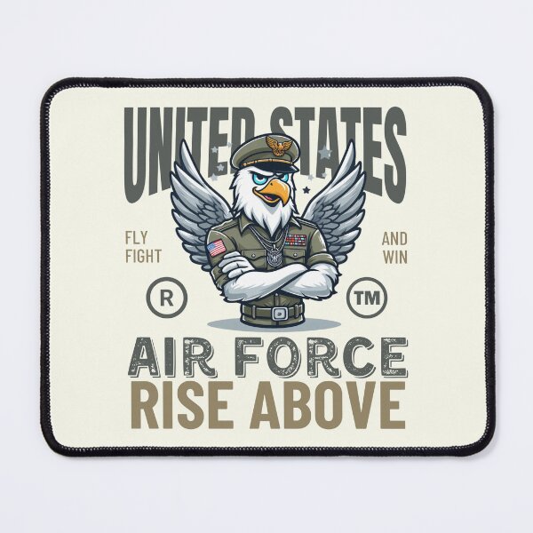 Item preview, United States Air Force, rise above, fly, fight and win designed and sold by Peerless-Prime.