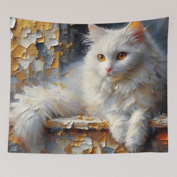 Item preview, White Cat designed and sold by Vibranta Studio.