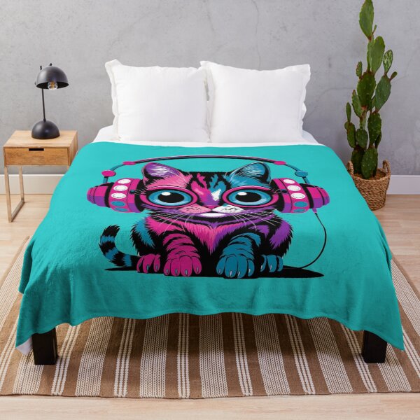 Item preview, Chill Cat with Headphones designed and sold by Fashionunic7.