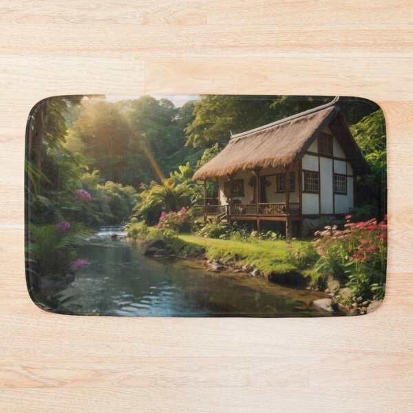 Item preview, Cottage Harmony with Nature’s River designed and sold by BlareBlare.