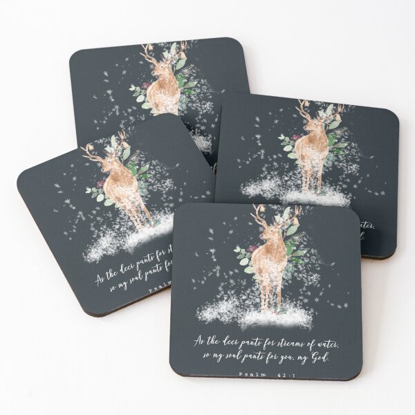 Item preview,  Winter Deer - Psalm 42:1 designed and sold by KAMdesignhaus.