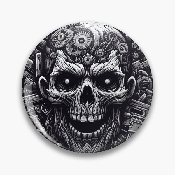 Item preview, Zombie Horror Motif Black White street art designed and sold by Salimgor Hangaround Music.