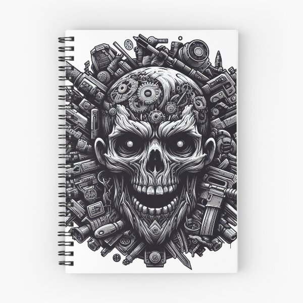 Item preview, Zombie Horror Motif Black White street art designed and sold by Salimgor Hangaround Music.