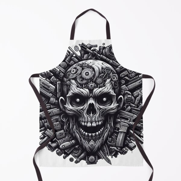 Item preview, Zombie Horror Motif Black White street art designed and sold by Salimgor Hangaround Music.