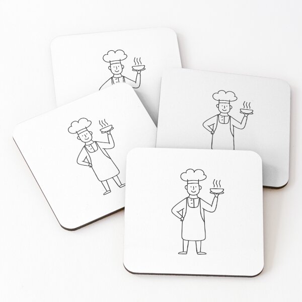 Item preview, male chef wearing an apron while cooking designed and sold by rasagamastore.