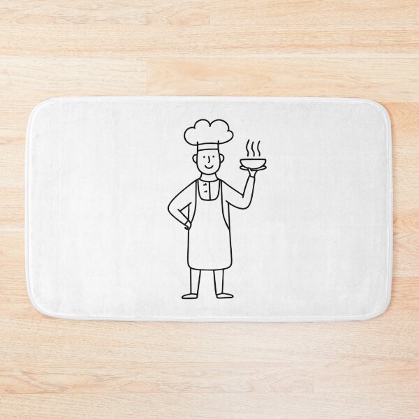 Item preview, male chef wearing an apron while cooking designed and sold by rasagamastore.