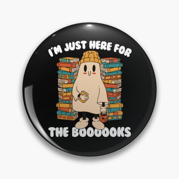 Item preview, I'm Just Here For The Boooooks Halloween Ghost Book Gear designed and sold by DynamicDesign.