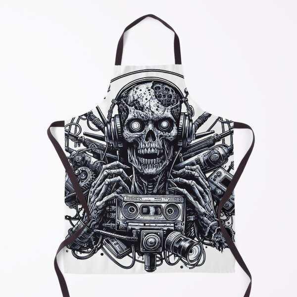 Item preview, Street Art Zombie Horror Motif Black White designed and sold by Salimgor Hangaround Music.