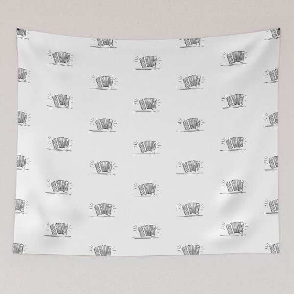 Item preview, Illustration of an accordion doodle designed and sold by rasagamastore.