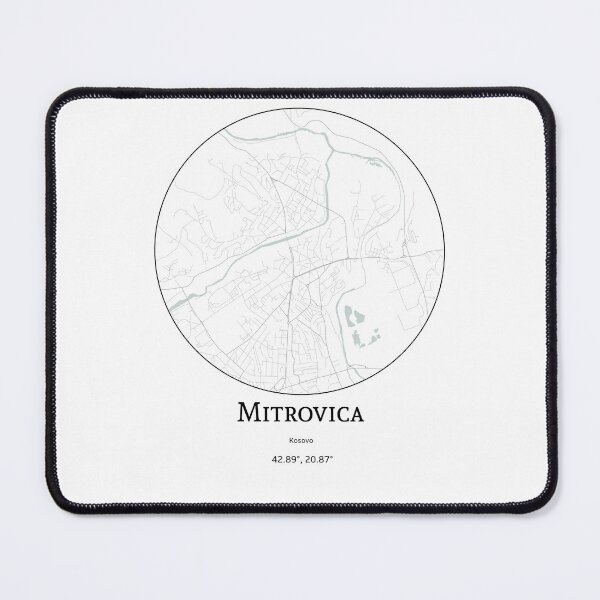 Item preview, Topography of Mitrovica designed and sold by JohnnysHeath.