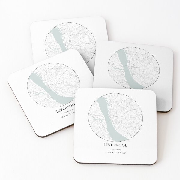 Item preview, Topography of Liverpool designed and sold by JohnnysHeath.
