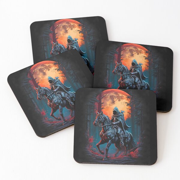 Item preview, Black Horseman in the Woods designed and sold by Marcicev-Bojan.