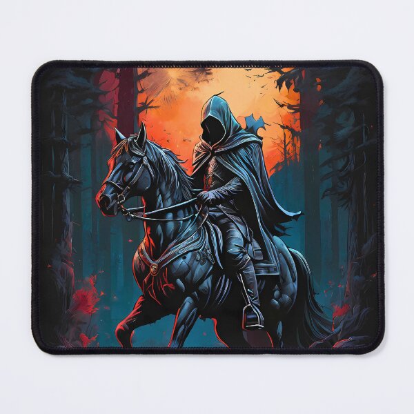 Item preview, Black Horseman in the Woods designed and sold by Marcicev-Bojan.