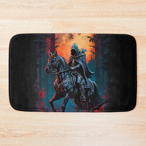 Item preview, Black Horseman in the Woods designed and sold by Marcicev-Bojan.