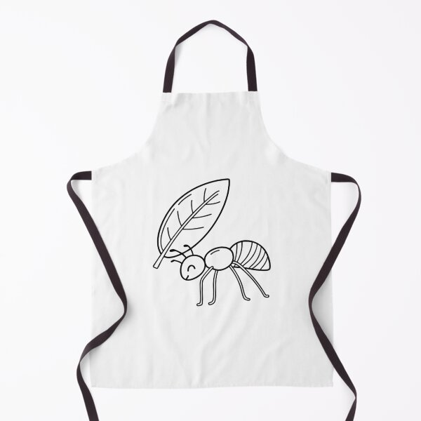 Item preview, Illustration of an ant carrying a leaf designed and sold by rasagamastore.