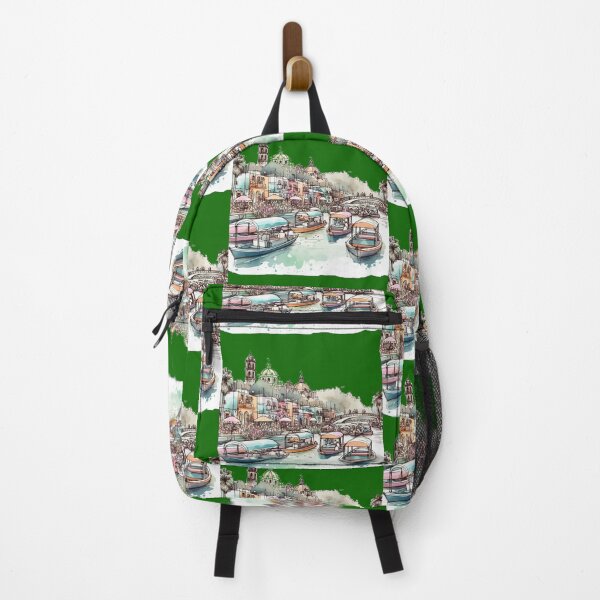Item preview, 3D Sketch of Mexico City - Xochimilco Canals and Floating Gardens, designed and sold by PaintMeWorld.