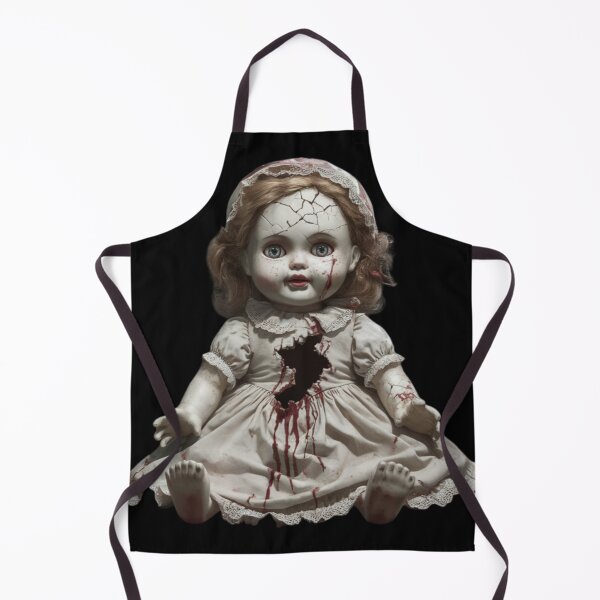 Item preview, CURSED DOLL HALLOWEEN GRAPHIC DESIGN designed and sold by YourTrendyTees.