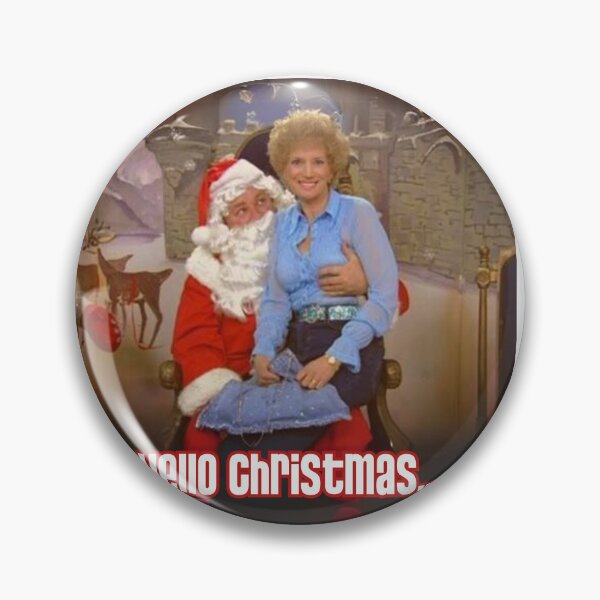 Item preview, Kath and Kim: Kath with Santa (Christmas) designed and sold by OnceStorybrooke.