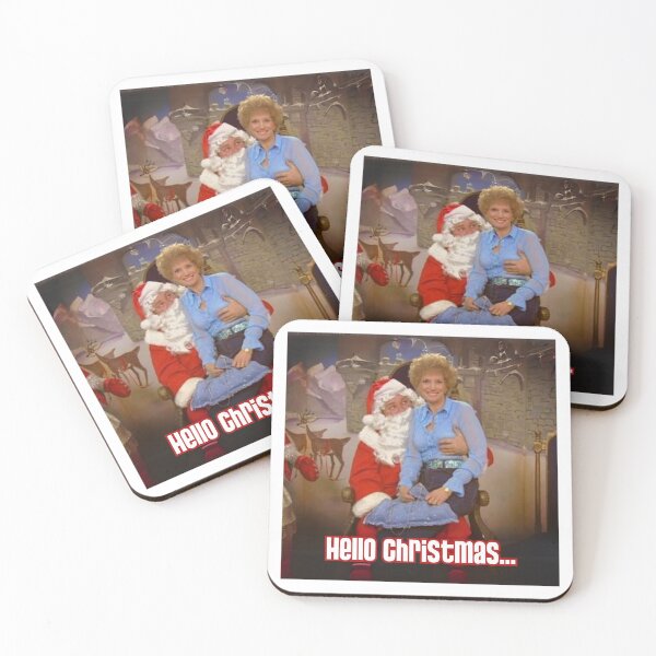 Item preview, Kath and Kim: Kath with Santa (Christmas) designed and sold by OnceStorybrooke.