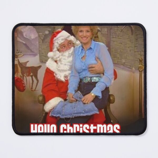 Item preview, Kath and Kim: Kath with Santa (Christmas) designed and sold by OnceStorybrooke.