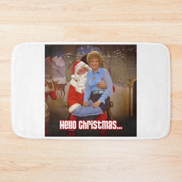 Item preview, Kath and Kim: Kath with Santa (Christmas) designed and sold by OnceStorybrooke.
