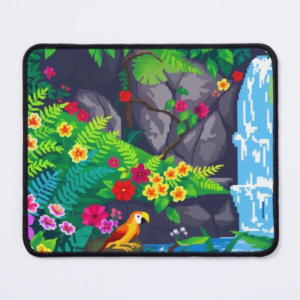 Item preview, Tropical Cascade A Pixel Waterfall designed and sold by NaturePixel.