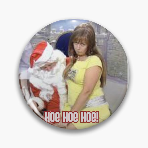 Item preview, Kath and Kim: Kim with Santa (Christmas) designed and sold by OnceStorybrooke.