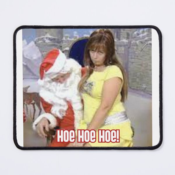 Item preview, Kath and Kim: Kim with Santa (Christmas) designed and sold by OnceStorybrooke.